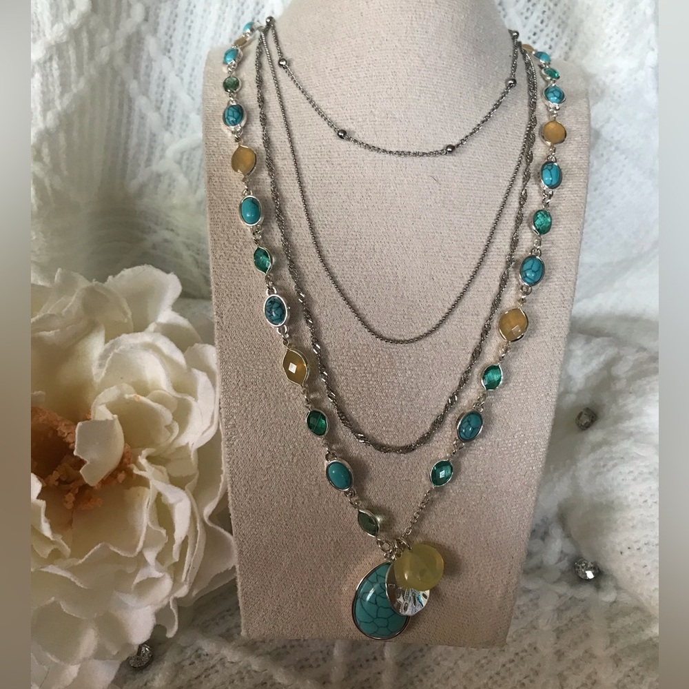 Sun and Sea Necklace Set NEW
